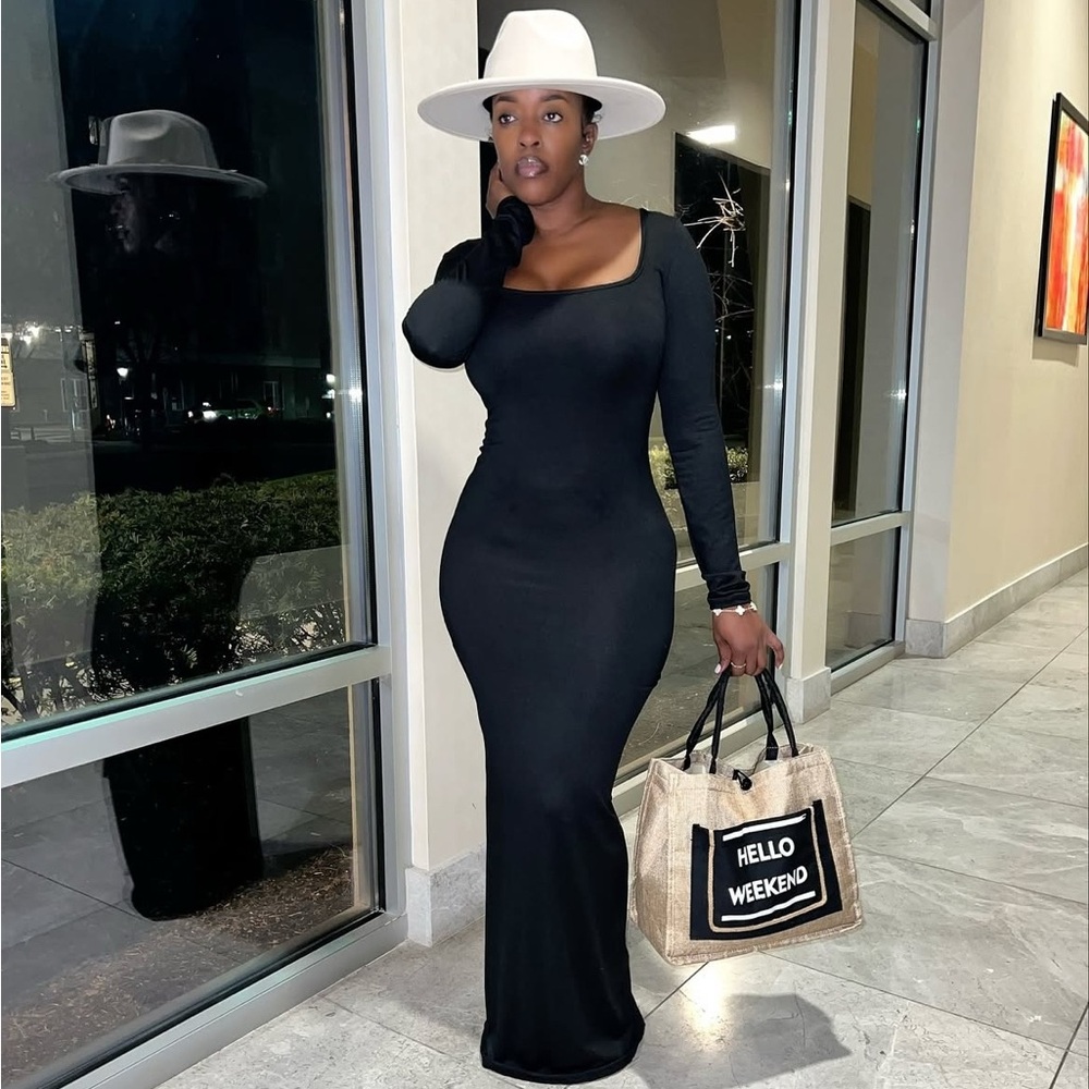 Long Sleeve Maxi Dress